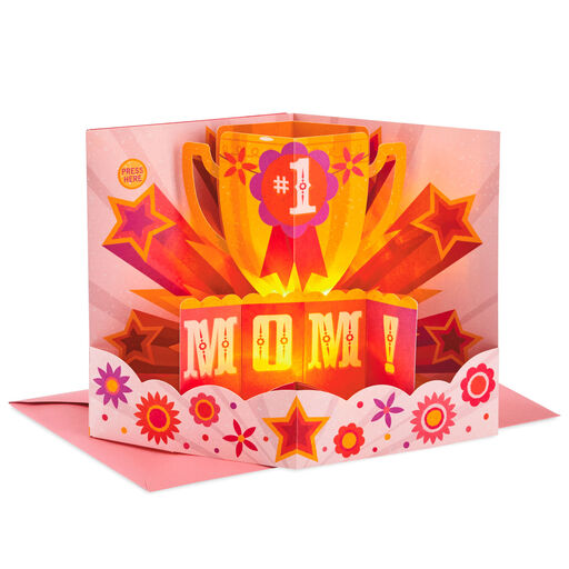 You're the Best 3D Musical Pop-Up Mother's Day Card for Mom, 